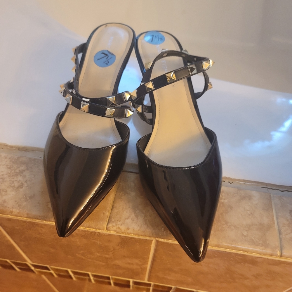 Marc Fisher Sandals,  7.5M,  Black